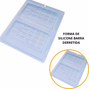 1~4 FORMAS SILICONE BARRA DERRETIDA BWB (CÓD.:9909) DOCES DE CHOCOLATE DECORAÇÃO FESTAS CONFEITARIA.
