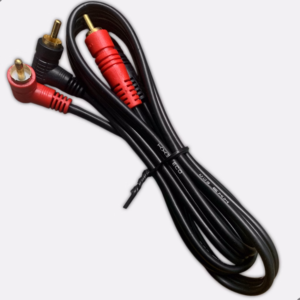 Cabo RCA TechOne 1 Metro Cabo Emborrachado Som Automotivo Para Carro - Imagem 2