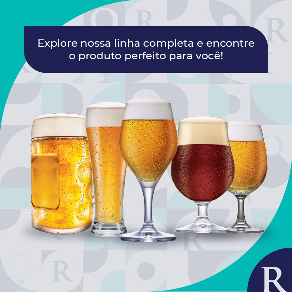Jogo de Copos de Vidro Pint para Cerveja 590ml, 2 pcs - Ruvolo - Imagem 2