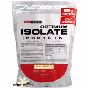 Whey Optimum Isolate Protein 900g - Para Ganho de Massa Muscular Magra - Bodybuilders