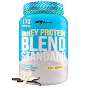 Whey Protein Blend Standard 900g - Ganho de massa muscular - BRN Foods