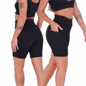 Bermuda Feminina Bolso Play Fitness Academia