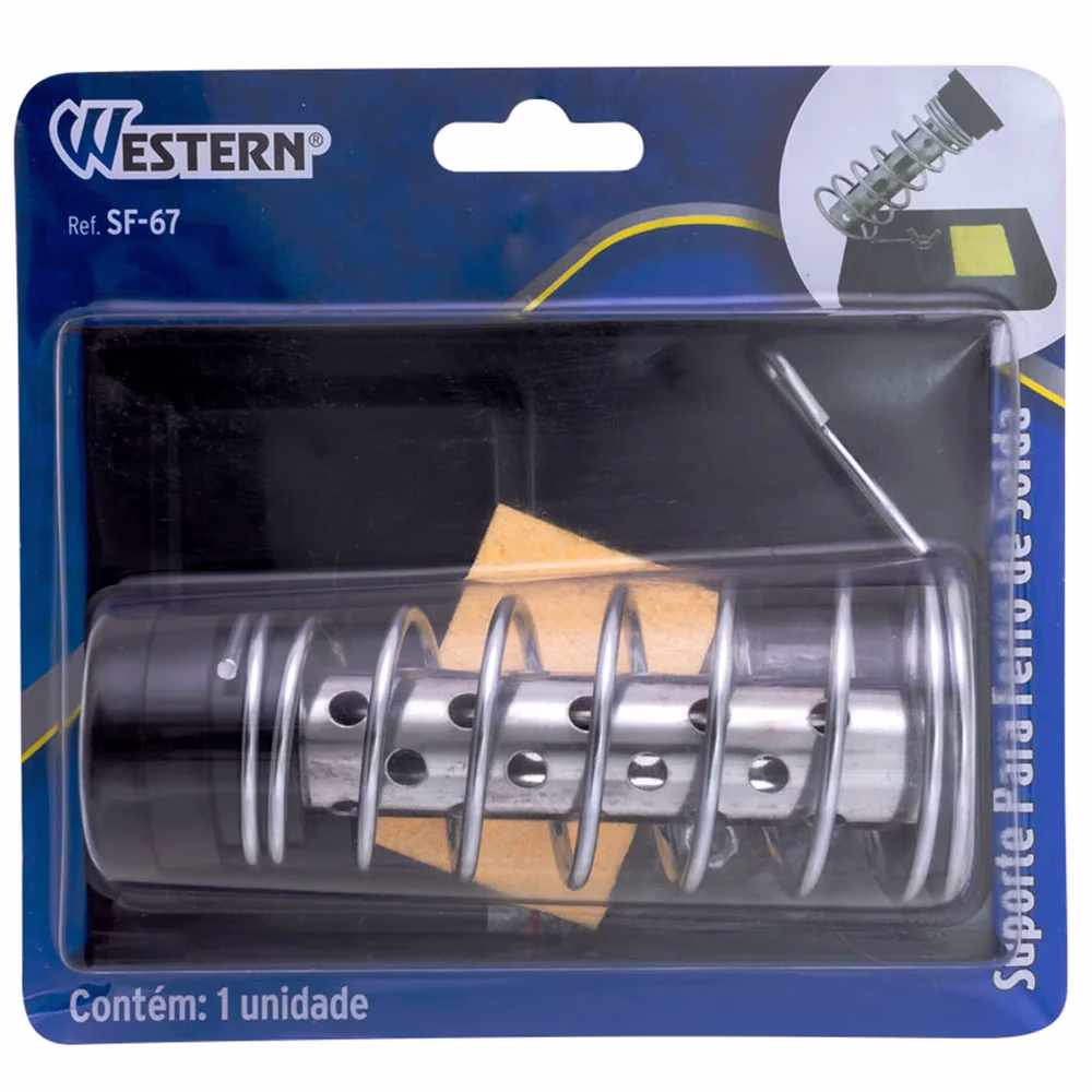 Suporte Para Ferro De Solda Bancada Produtos Eletrônicos Concertos Prático Em Geral Profissional - Imagem 2