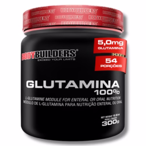 Glutamina 100% Pura 300g - Saúde intestinal e Performance - Bodybuilders