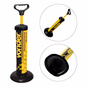 Desentupidor De Vaso Sanitário Pia Ralo Tipo Bomba Manual Sucção 18cm Vonder