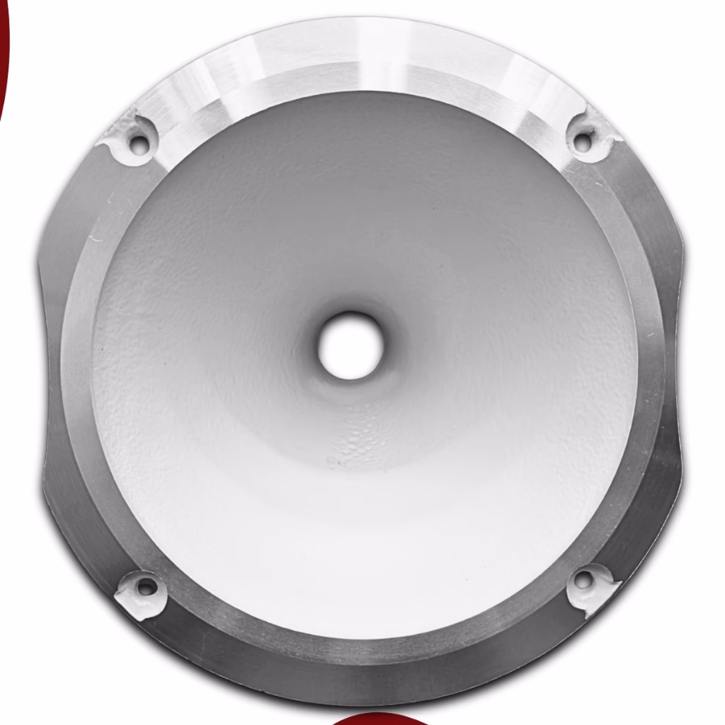 Corneta Hl 1425 Rosca Branco Aba Polido 1 Polegada Cone Driver Rosca para Som - Imagem 2