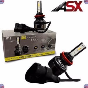 Lâmpada H11 H8 H9 H16-2 Ultra Led 70w 8000 Lumens 4300k Lampada Led Asx Branco Neutro