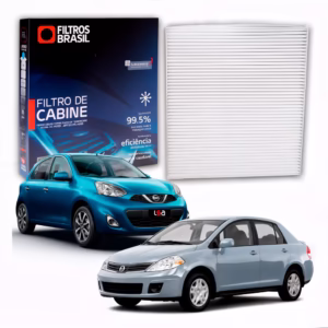 Filtro da Cabine Ar Condicionado pra para Nissan March S SR SV SL Nissan Versa