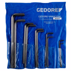 Jogo de Chave Allen Longa 3 a 14mm Gedore 10 Peças 42L-10M