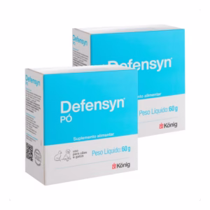 2 Defensyn Pó 60g - Suplemento Alimentar para Cães e Gatos