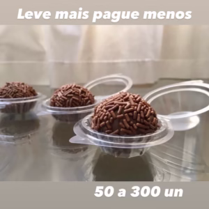 KIT Embalagem para brigadeiro individual unidades DCP