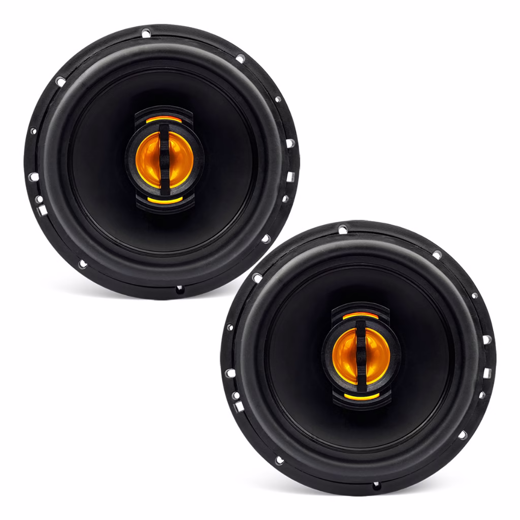 Kit Alto Falante Porta Triaxial Jb Flex 110W Rms Par Auto Falantes Carro