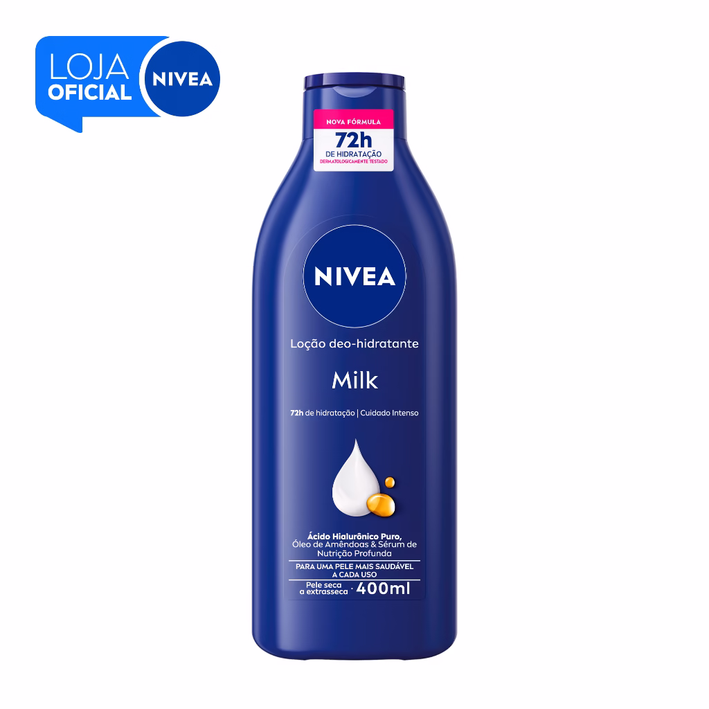 NIVEA Loção Hidratante Milk Pele Seca a Extrasseca 400ml
