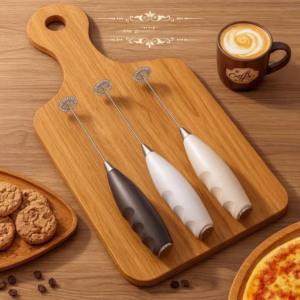 KIT 2 Misturador Batedor Mixer Elétrico para Ovos Leite Café Chocolate Omelete Utensílios de Cozinha