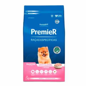 Ração Premier Raças Específicas Spitz Alemão Filhotes Frango 2,5 kg