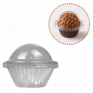 100 EMBALAGEM PARA BRIGADEIRO, BEIJINHO E DOCES INDIVIDUAL CANDY CUP TRANSPARNTE