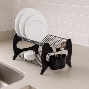 Escorredor De Louça Cozinha Prato Duplo Porta Talheres Metaltru