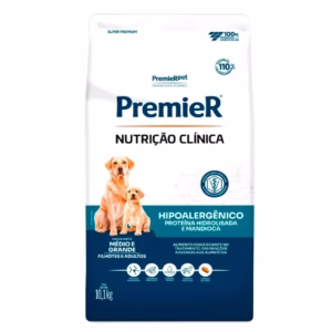 Ração Premier Nutrição Clínica Hipoalergênico Cães Porte Médio e Grande 10,1kg