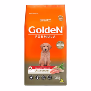 Ração Golden Filhote Sabor Frango E Arroz Cães 15Kg