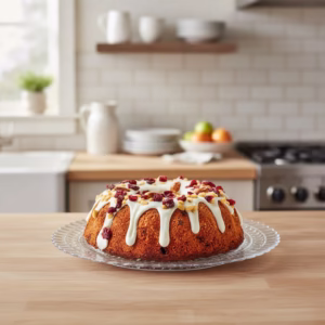 Prato de Vidro Gourmet Redondo para Multiuso, Prato Para Bolo Boleira e Sobremesa - Ruvolo