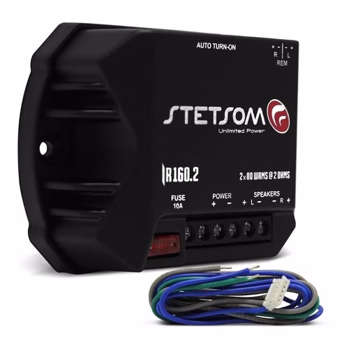 Módulo Stetsom Para Som De Carro Interno 160w Rms 2 Canais