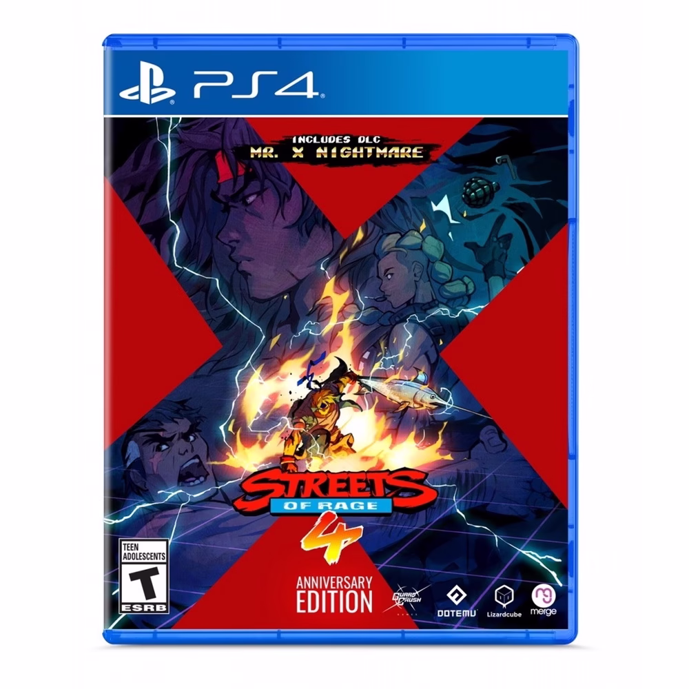 Streets of Rage 4 Anniversary Edition PS4 Mídia Física