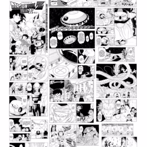 Papel de Parede Adesivo Autocolante Anime Dragon Ball Goku