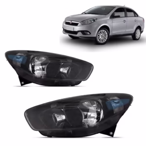 Par Farol Grand Siena 2012 2013 2014 2015 2016 Foco Duplo Máscara Negra