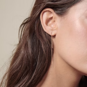 Vnox Brincos/Brinco Feminino Anti-Alérgico O-chain Com Fecho De Orelha Para Mulheres/Meninas