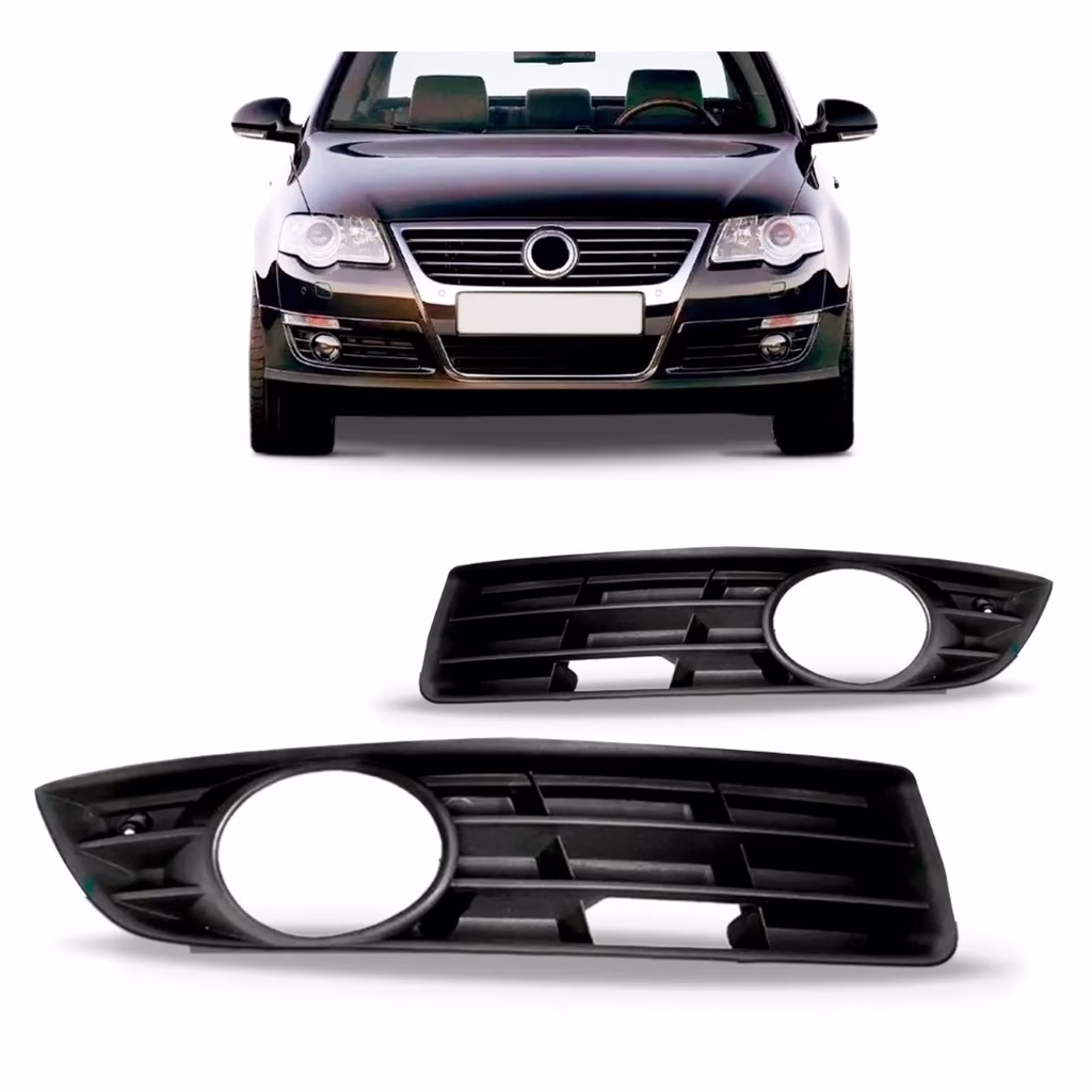 Par Moldura Milha Auxiliar Passat 2006 A 2010 C/furo