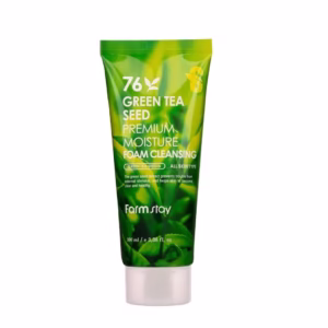 farmstay 76 green tea seed premium moisture foam cleansing 100ml