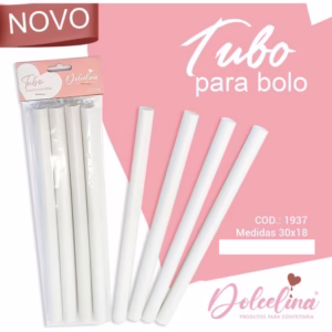 Suporte Para Bolos Em Andares 30cm Com 4 a 20 Unidades tubo para bolo recortáveis