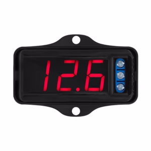 Voltimetro Taramps Vtr1000 Led Vermelho Medidor De Bateria Som Automotivo