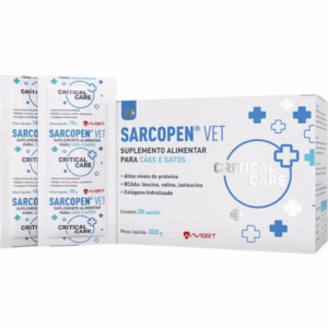 Sarcopen Vet Suplemento Alimentar  30 Sachês com 10g - Avert Cães e Gatos