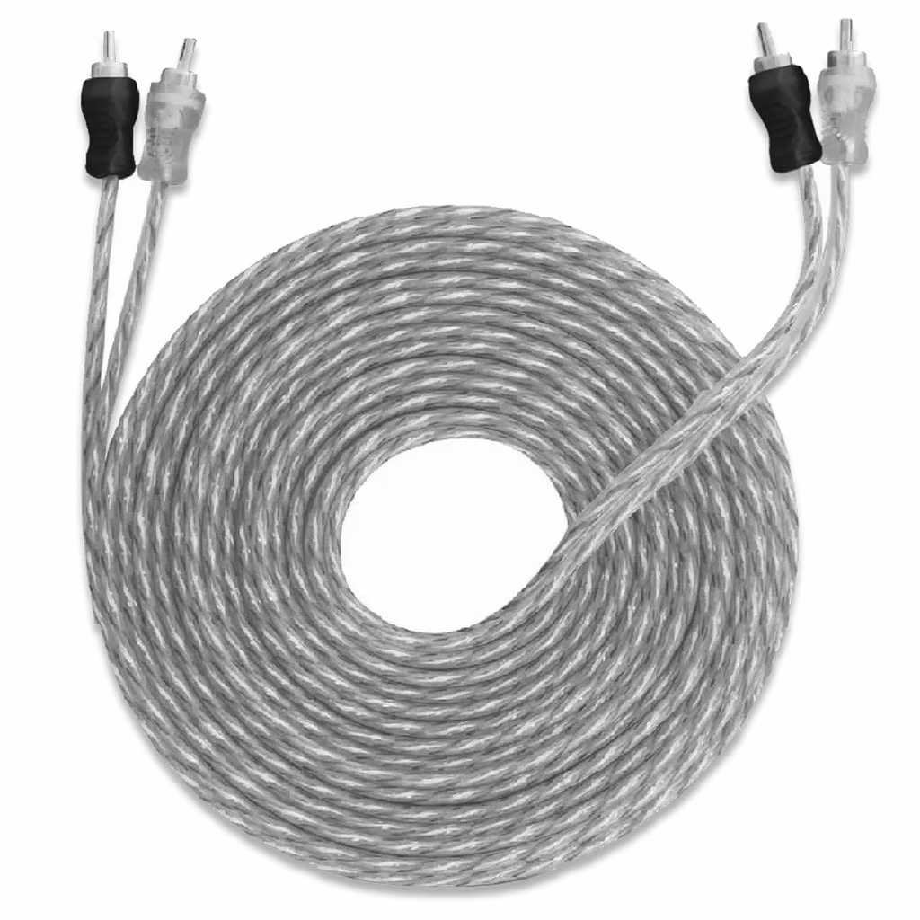 Cabo Rca Svart 5 Metros Plus Metal Injetado P/ Som Automotivo