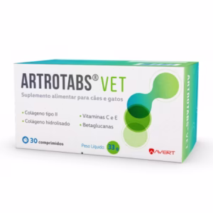 Artrotabs Vet para Cães e Gatos Avert 30 comprimidos