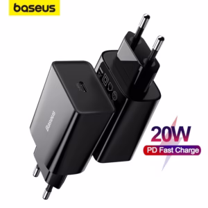 Carregador Baseus 20w Usb Tipo C Rápido Ou iPhone 15 Suporte Qc 3.0