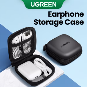 Bolsa Rígida Para Fone De Ouvido UGREEN Fones À Prova D'água Airpods Earpods Sennheiser Earpads Acessórios