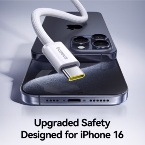 Baseus 100W PD USB-C To Type-C Cable Compatible  For iPhone 15 Macbook Pro iPad Phone
