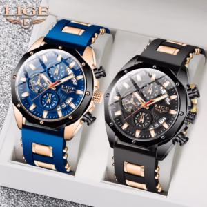 LIGE Relógios Dos Homens Relógio Marca De Luxo Da Moda Esporte À Prova D'água Do De Quartzo De Pulso Relogio Masculino