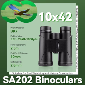 SVBONY SA202 Telescópio Binocular 10x42 Telhado Prisma FMC Revestimento Para Observação De Pássaros E Da Natureza