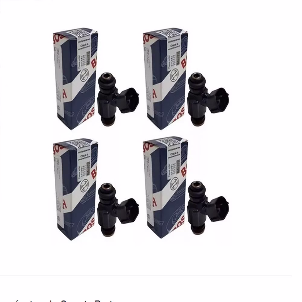 Jogo 4 Bico Injetor GOL G6 1.6 2013 2014 2015 2016 Original Bosch