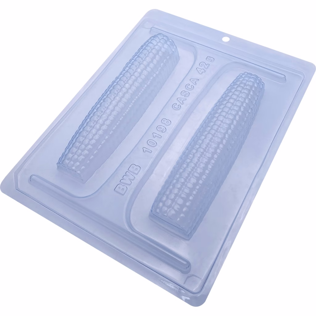 1~4 FORMAS BWB COM SILICONE (3 PARTES) CÓD.:10198 - ESPIGA DE MILHO FESTA JUNINA - Imagem 2