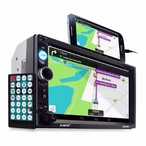 Mp5 Player Automotivo Central Multimidia 7 Bt Usb Sd S Dvd