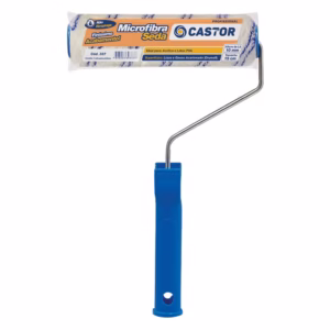 Rolo para pintura Lã Microfibra Seda 10MMx15CM c/cabo - Castor