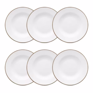 Conjunto de 6 Pratos Fundos 23,5cm Flamingo Sofia