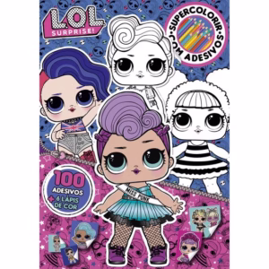 LOL Surprise - Super Colorir com Adesivos