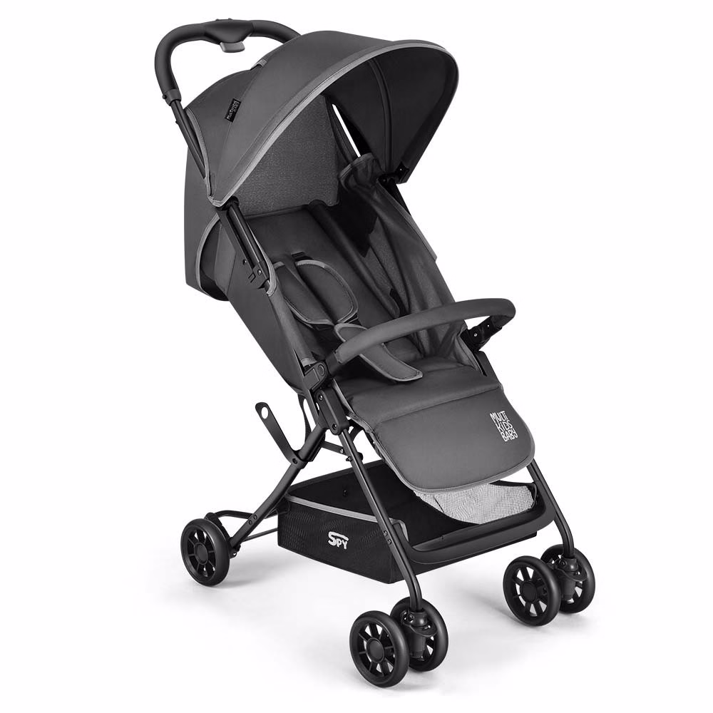 Carrinho Compacto Spy 0-15 kgs Cinza Multikids Baby - BB425