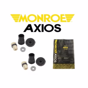 Par Kit Amortecedor Dianteiro Coxim Rolamento Batente E Coifa Sandero Logan Duster Original Axios