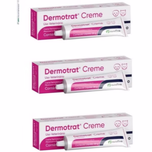 3 Dermotrat Creme 20g Cada - Ourofino Envio Imediato